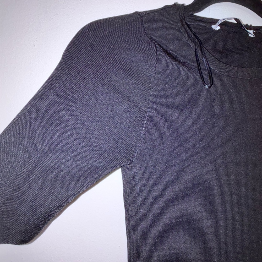 Zara black Knit maxi dress - Picture 3 of 9